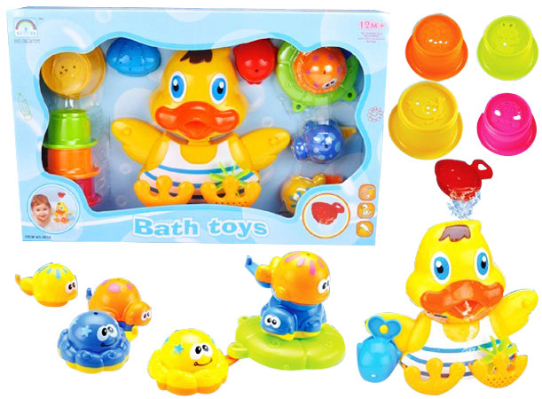 BABY BATHTUB & BATHER : JUAL BABY BATH TOYS (FULL SET BEBEK)